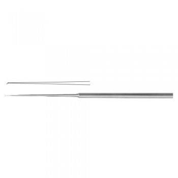 Micro Ear Hook Angled 45° Stainless Steel, 15.5 cm - 6" Tip Size 0.6 mm 